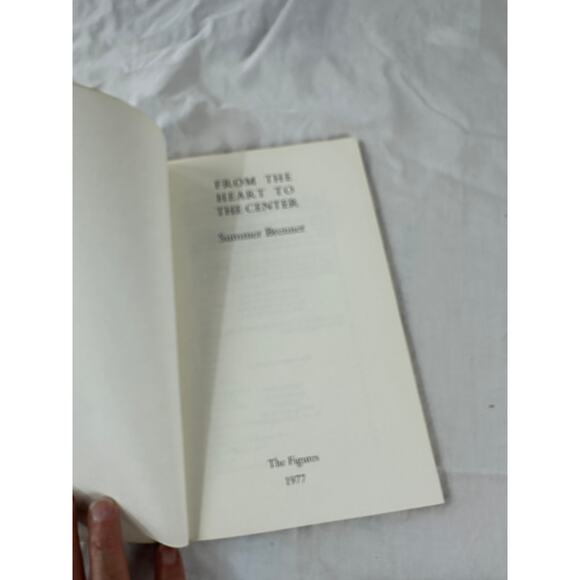 From the Heart to the Center poetry book by Summer Brenner Autographed - Picture 4 of 7